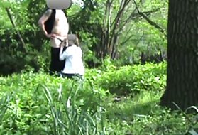 Секси порно видео истинско обществено в Берлин парк, народен парк